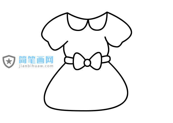 裙子簡筆畫圖片