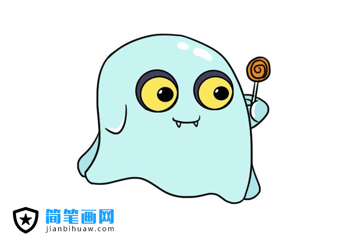 簡單好畫的小鬼簡筆畫圖片